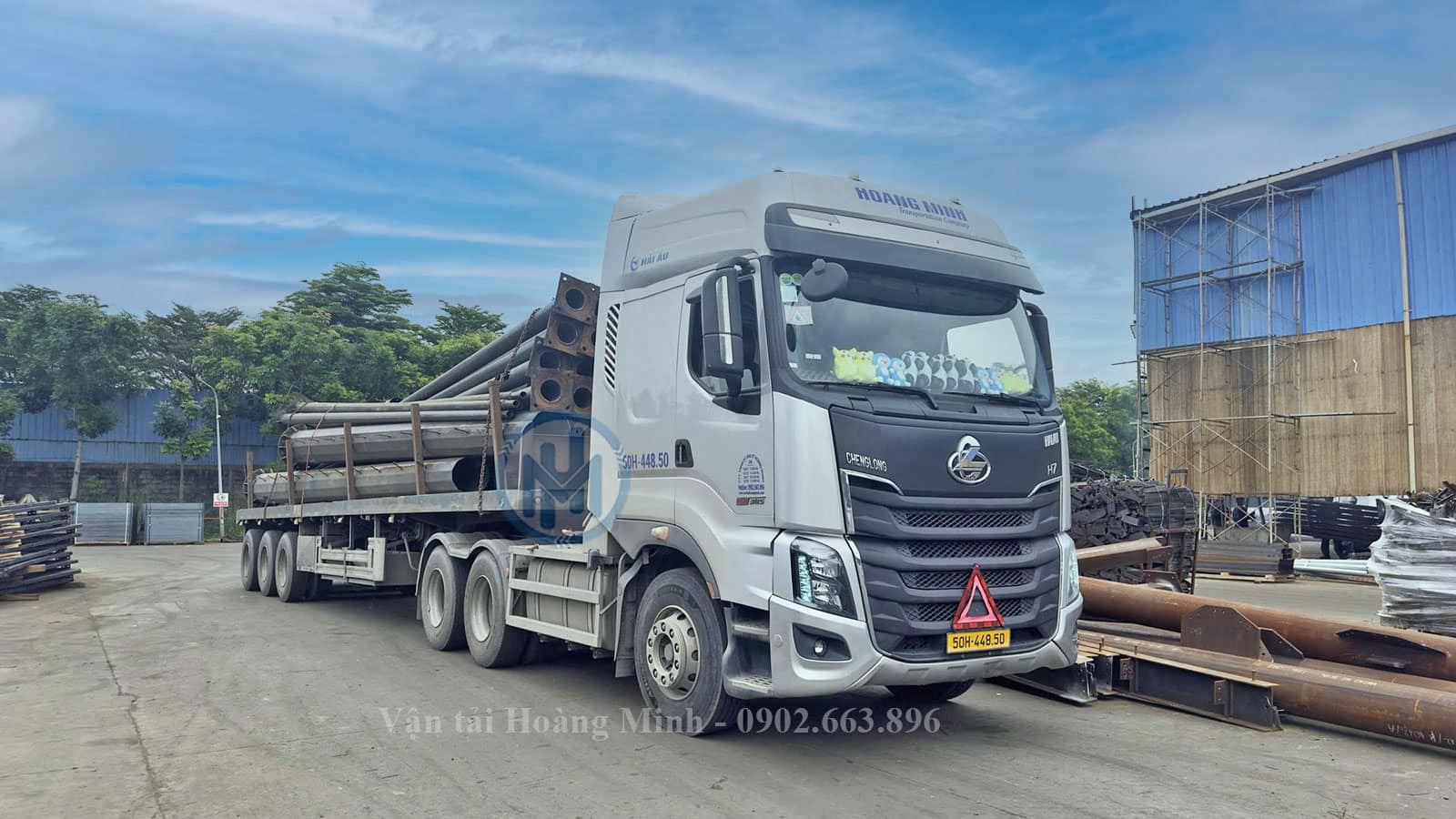 Vận chuyển hàng sắp thép từ Hà Nội vào Sài Gòn